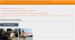 Desktop Screenshot of ferienwohnung-bayerwald-schuh.de